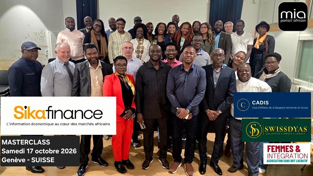 Photo officielle de la Masterclass BRVM à Genève - Édition 17 Octobre 2026